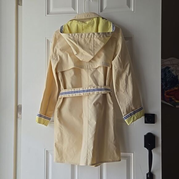 Dennis Basso Water Repellant Hooded Trench Coat - Picture 6 of 11